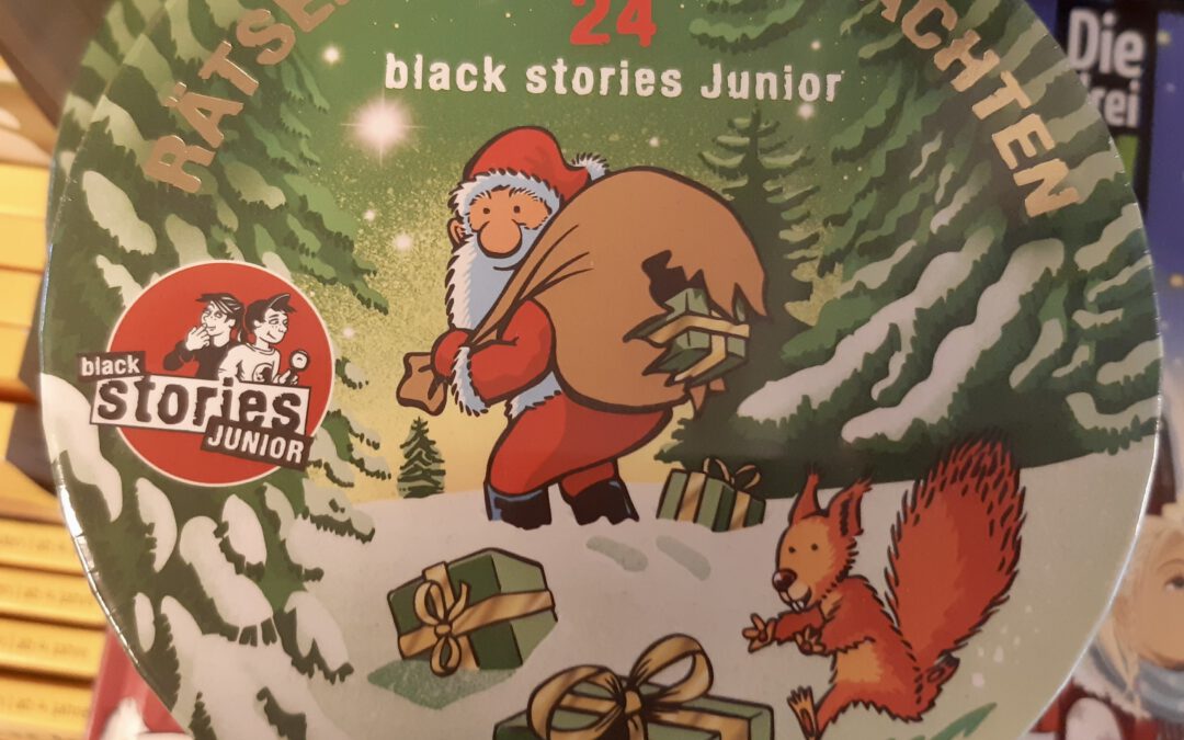 „Rätselhafte Weihnachten – 24 Black stories Junior“ – Adventskalender