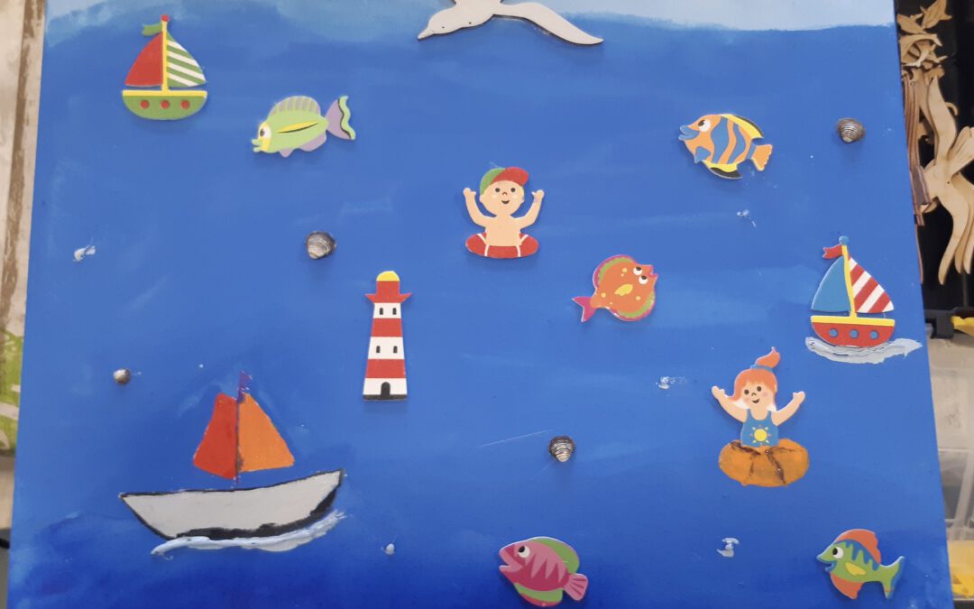 Kinderbasteln in den Sommerferien – mit Marianne Seitz von der Bastelstube Marianne